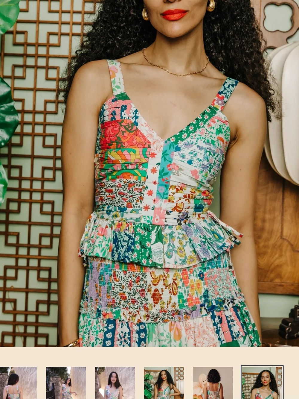 Love The Label Taylor top in Josie patchwork
